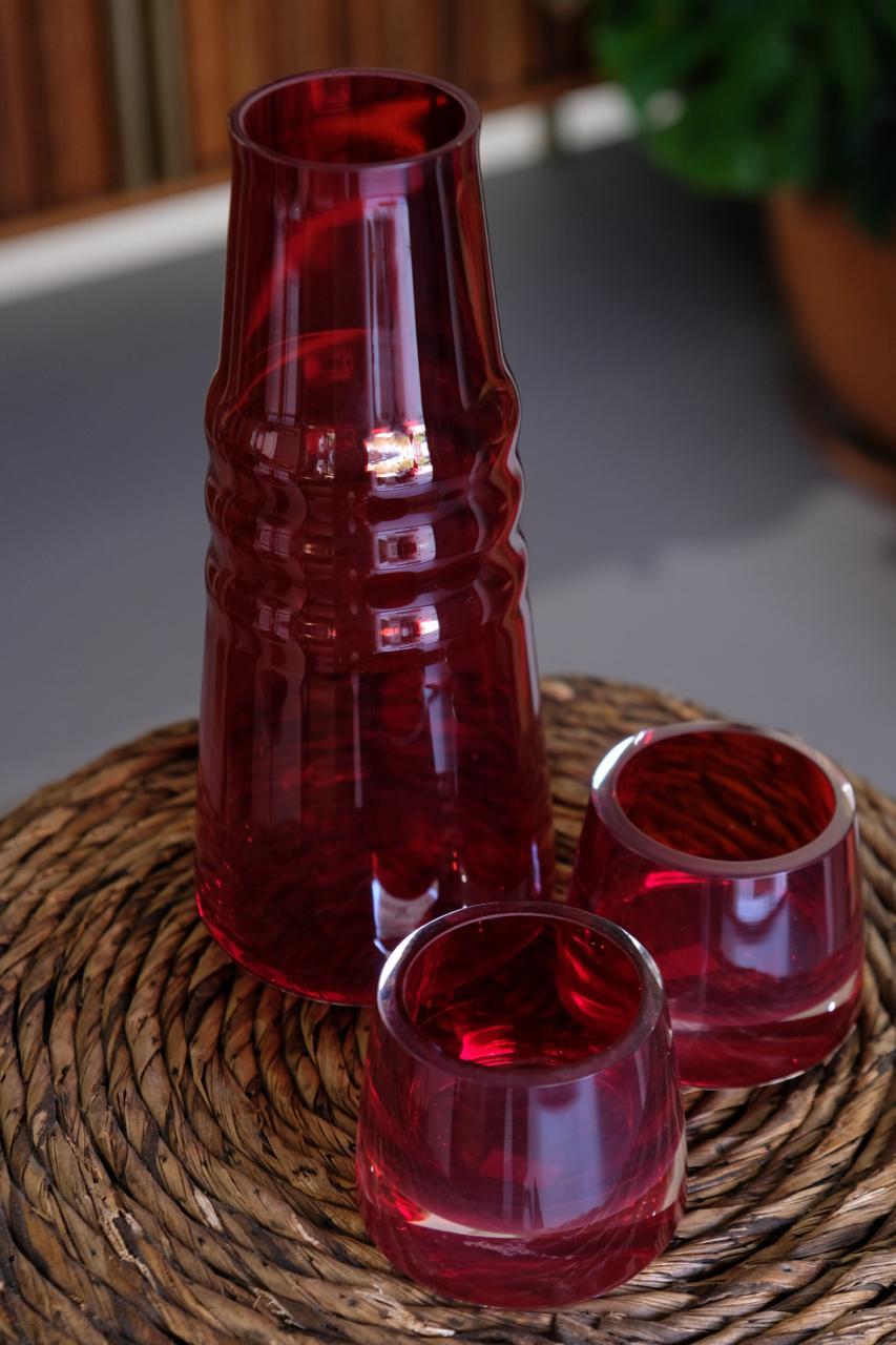 Scarlett Glass Mumluk 2'i Set