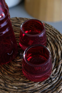 Scarlett Glass Mumluk 3'lü Set